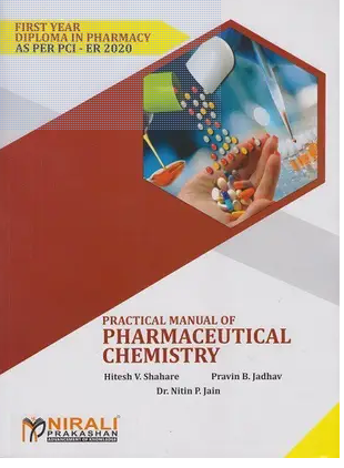 A Practical Book Pharmaceutical Chemistry FirstYear Diploma Pharmacy 